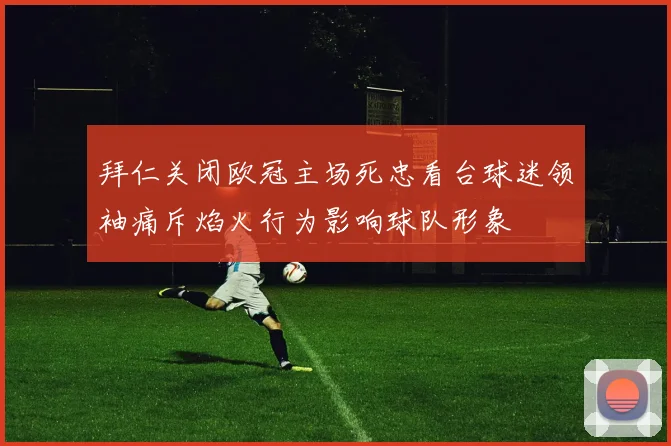 拜仁关闭欧冠主场死忠看台球迷领袖痛斥焰火行为影响球队形象